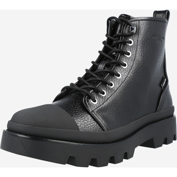 MICHAEL KORS COLIN CAP TOE LACE-UP ANKLE Men BOOTS SHOES MK BLACK Size 9.5 M - Picture 1 of 4